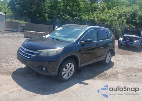 2014 Honda Cr-V Ex-L z USA, uszkodzony, nr VIN 2HKRM4H72EH666209